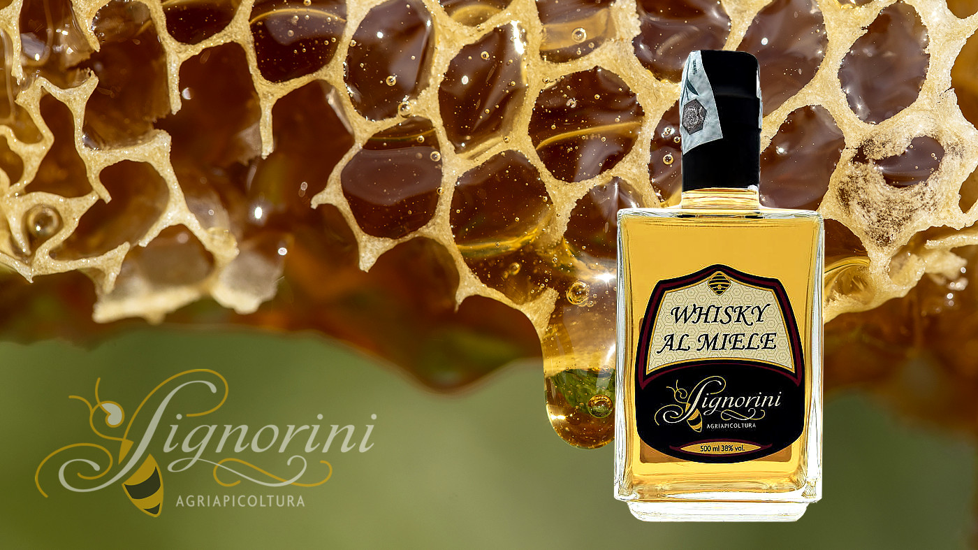 Whisky al Miele - Liquore al Miele - formato 500 ml e 200 ml