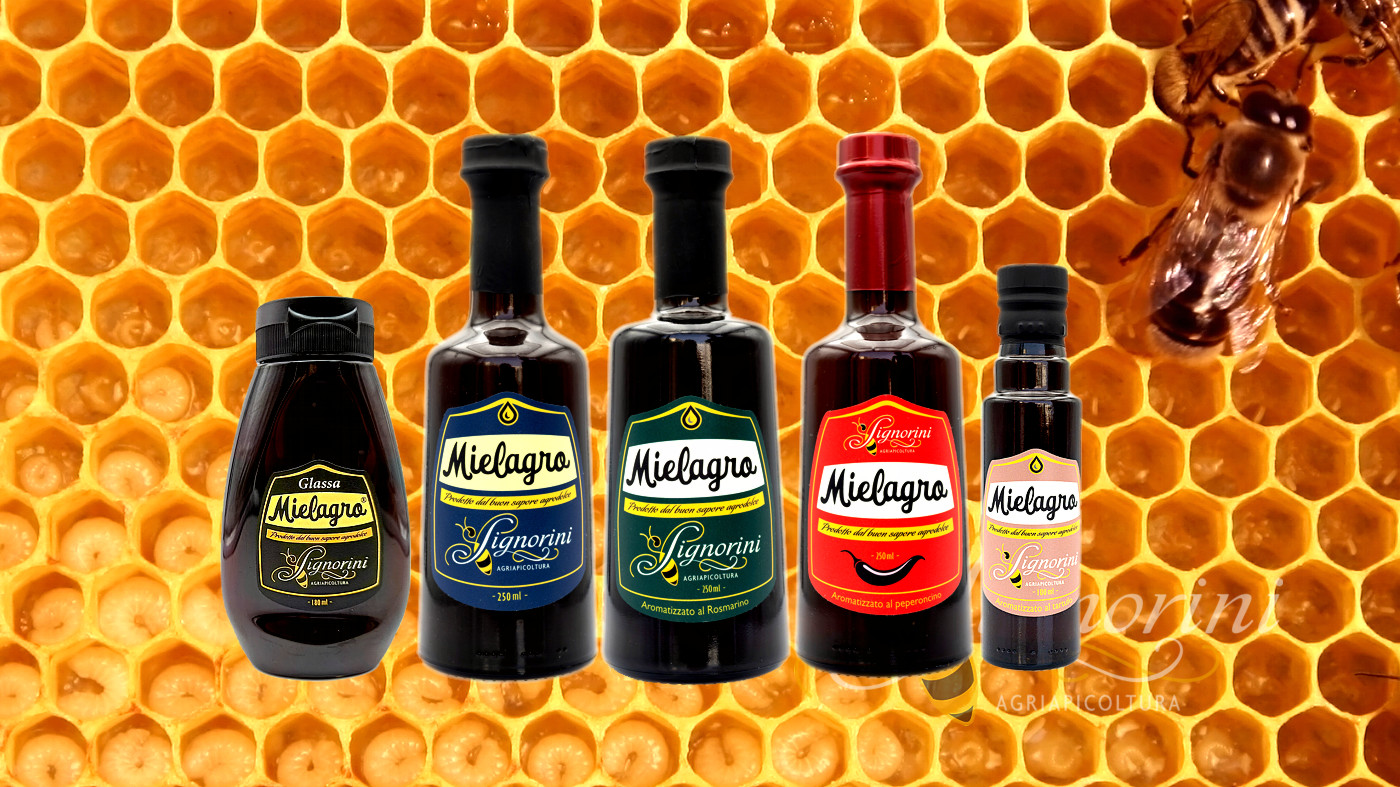 Mielagro® - Selezione prodotti Mielagro - Classico - Rosmarino - Peperoncino - Tartufo - Glassa di Mielagro®