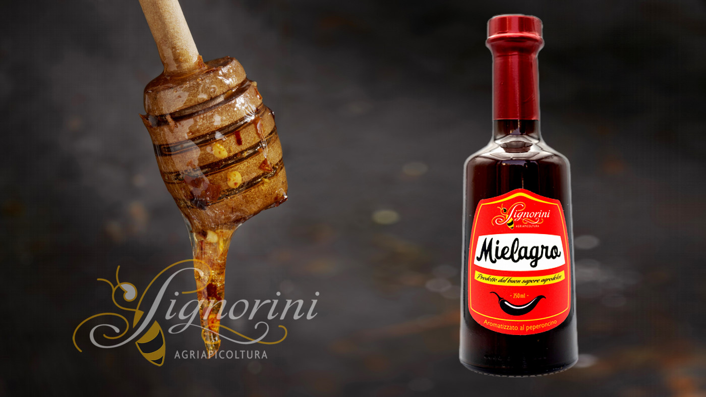 Mielagro® Peperoncino - Mielagro® aromatizzato al Peperoncino 250 ml